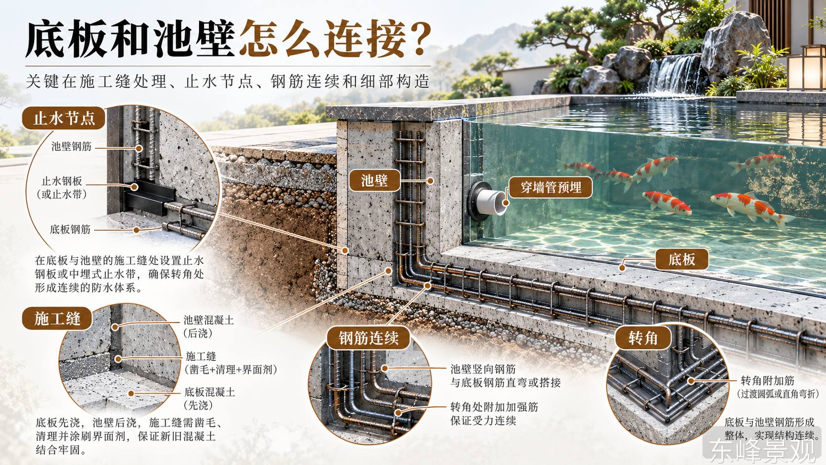 图4:鱼池钢筋配置示意图