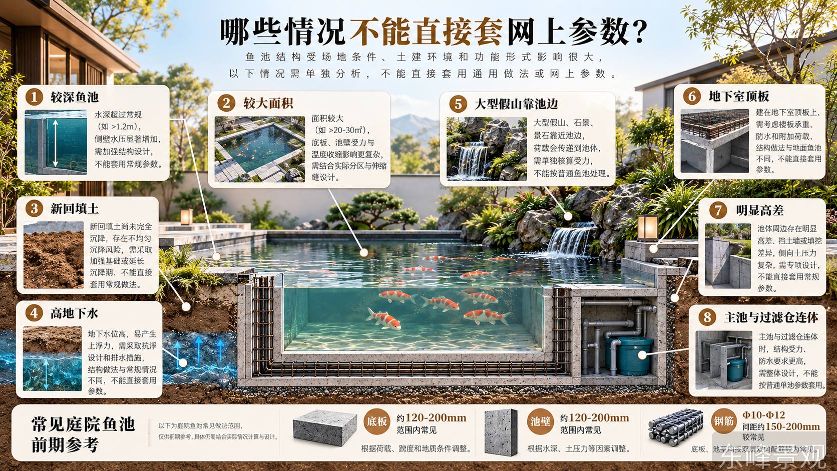 图7:不宜直接套用网上参数的常见情形图
