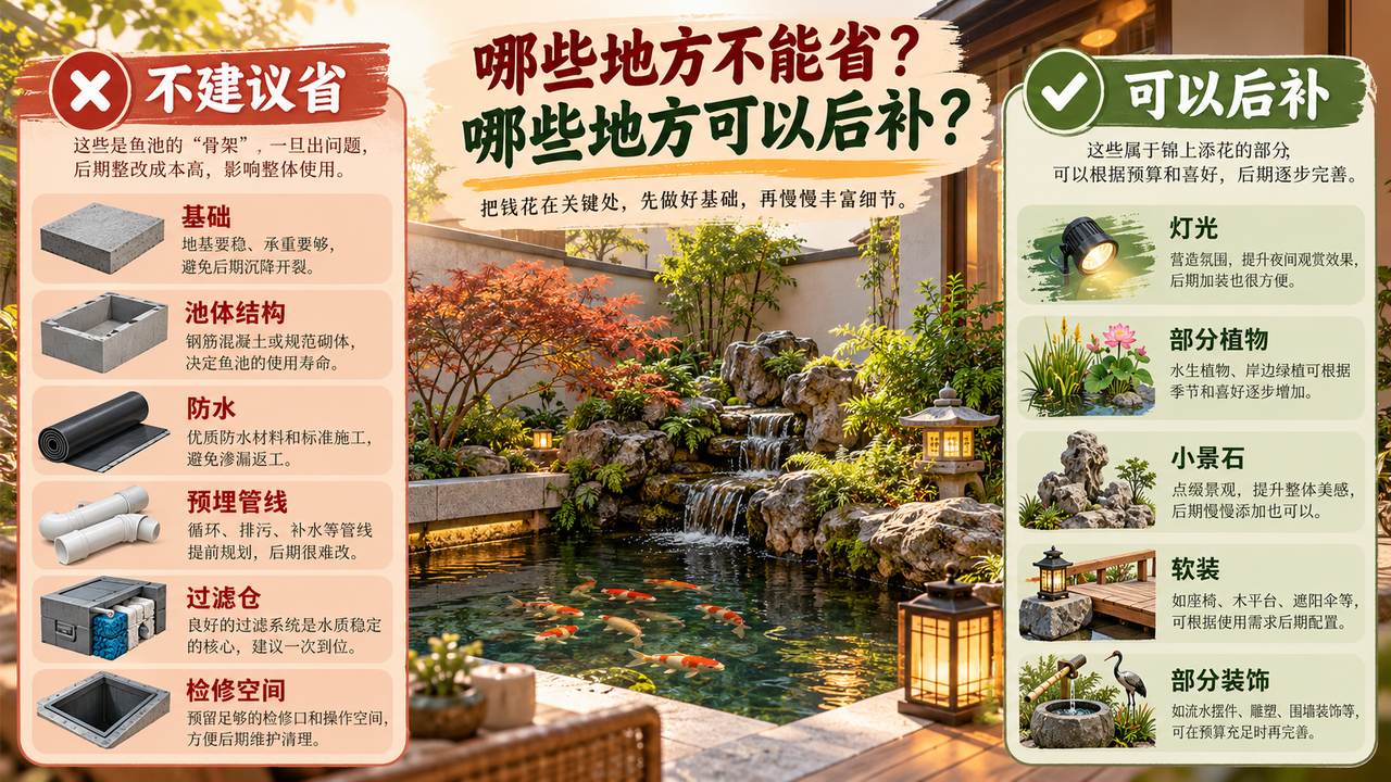 图7 哪些地方不能省，哪些地方可以后补